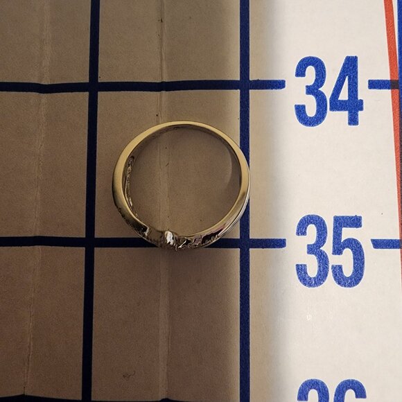 Women’s White Gold Rhodium Over Sterling Silver Diamond Ring – Size 7, 0.45 CTW - Picture 8 of 12